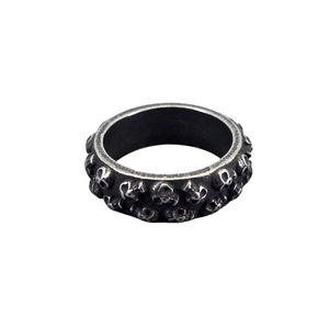 Anillo Modelo Fcpa001-10 Color Gunmetal Marca Flat Capsa Talla 10