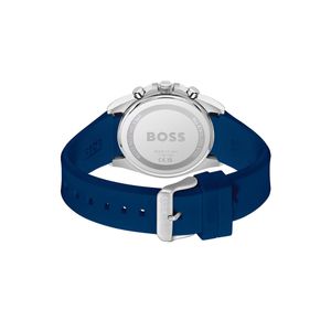 Reloj Caballero Moda Plástico Modelo 1514239 Color Azul Marca Boss