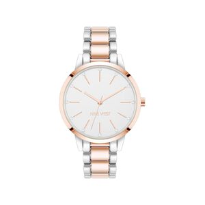Reloj Dama Moda Acero Modelo Nw2099Svrt Marca Nine West
