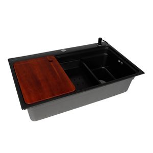 Tarja Axlent Italy Margot SG-8048AR1-BK Acero Inoxidable, Kit de 4