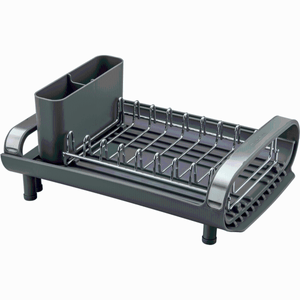 Escurridor Para Platos Tramontina Secador y Portacubiertos Grafito