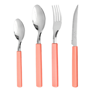 Juego de Cubiertos Tramontina Gamboa 16 Piezas Rojo Claro