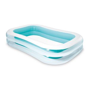 Piscina Familiar Inflable Rectangular Sin Bomba 2.62 m x 1.75 m x 56 cm
