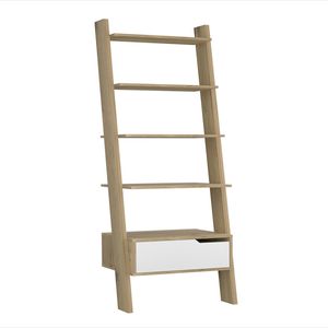 Estantería Armable Oslo + Cajon Duna Blanco