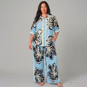 Conjunto Look Me Curvy Q138X Pantalón y Blusa